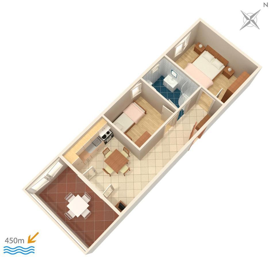 Family Friendly Apartments With A Swimming Pool Povljana, Pag - 244 Εξωτερικό φωτογραφία